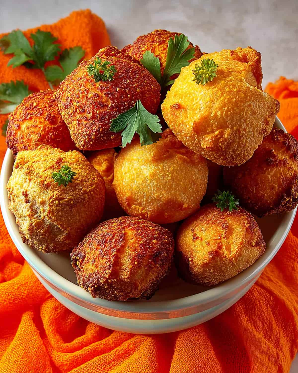 frozen hush puppies in air fryer Frozen hush puppies in Air Fryer.