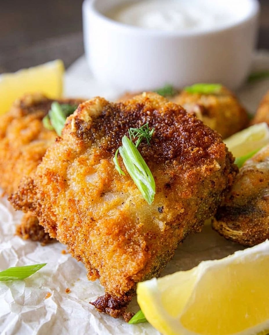 Air Fryer Catfish Nuggets (12 Minutes) served
