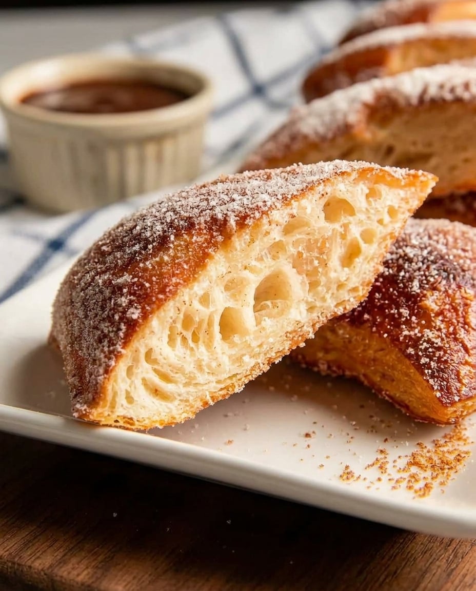Finished Air Fryer Churro Pretzel Bites