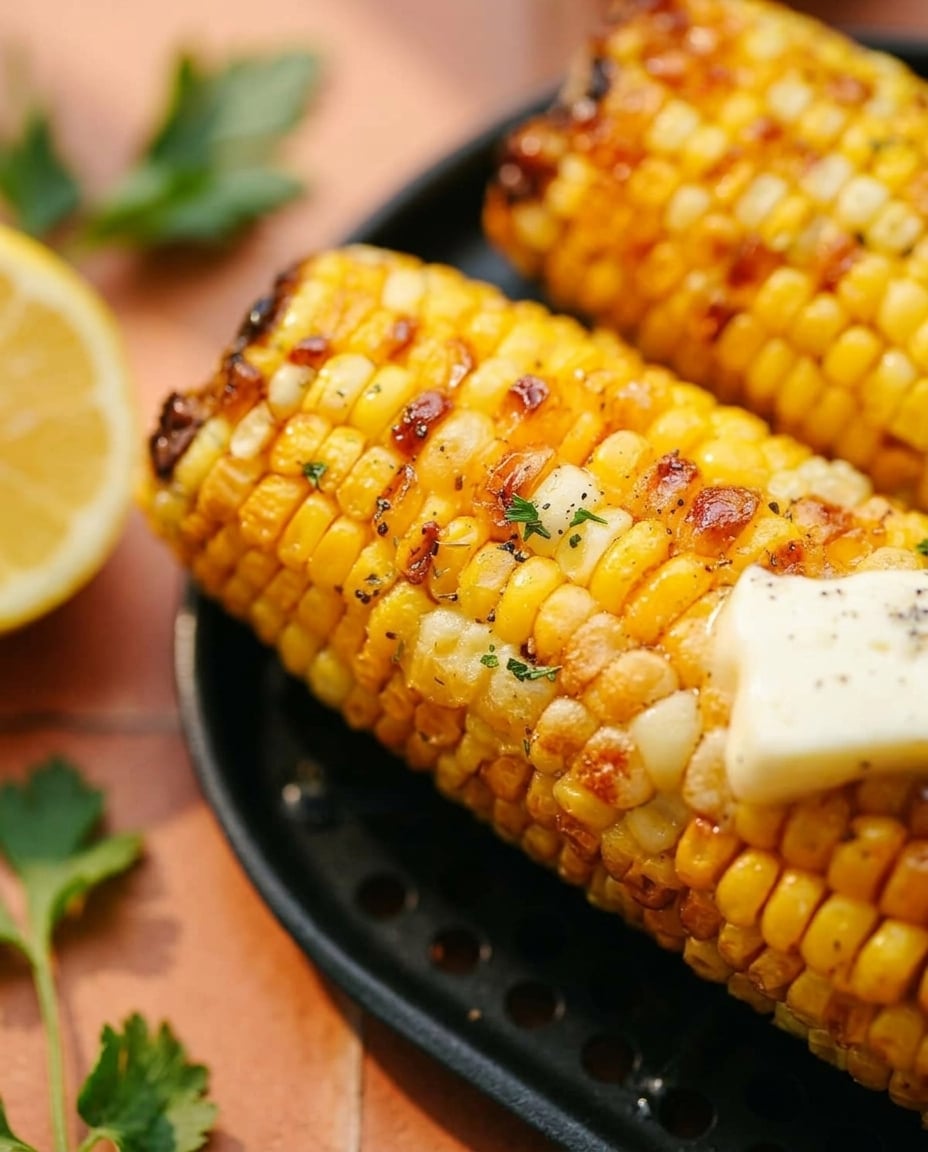 Air Fryer Corn on the Cob in 15 Minutes close-up