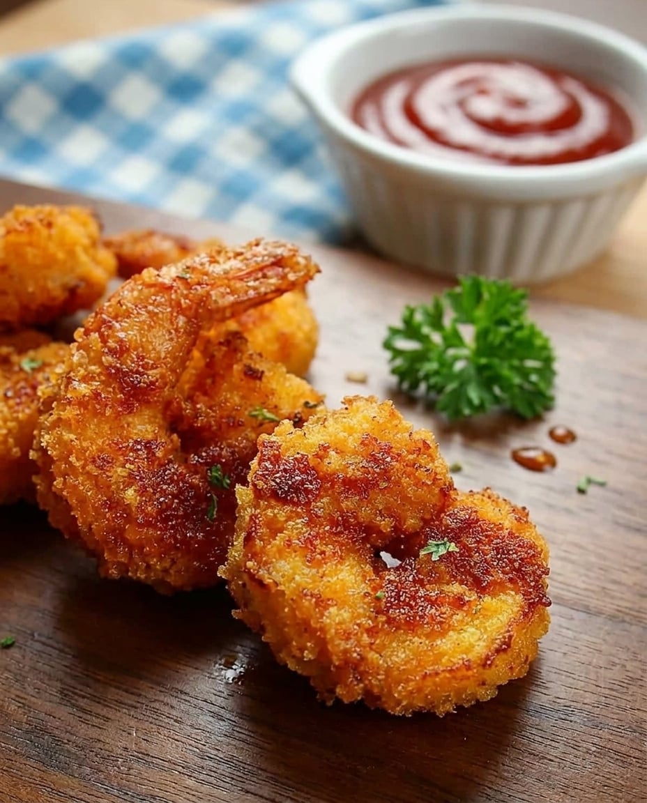 Air Fryer Fried Shrimp (10 Minutes) served