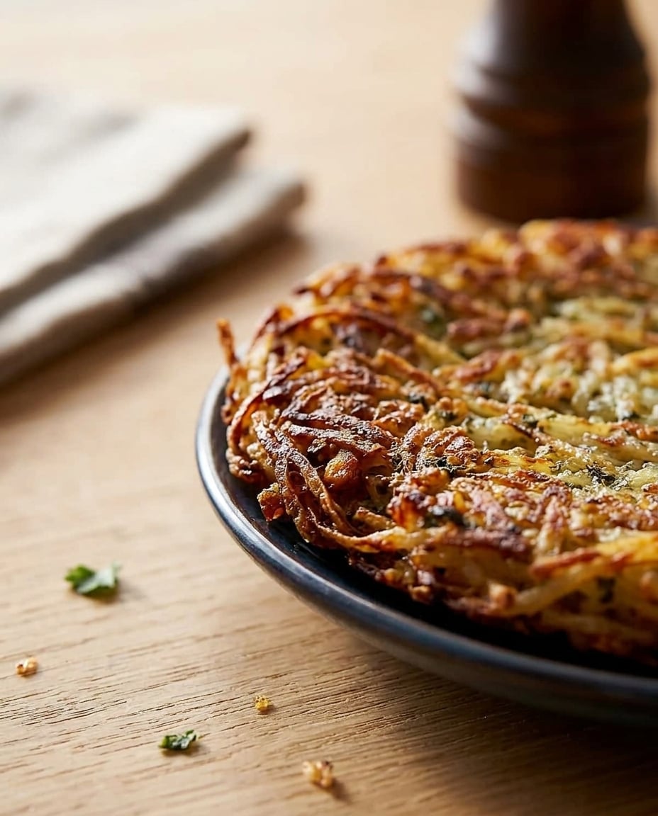 Air Fryer Rösti with Golden Crust close-up