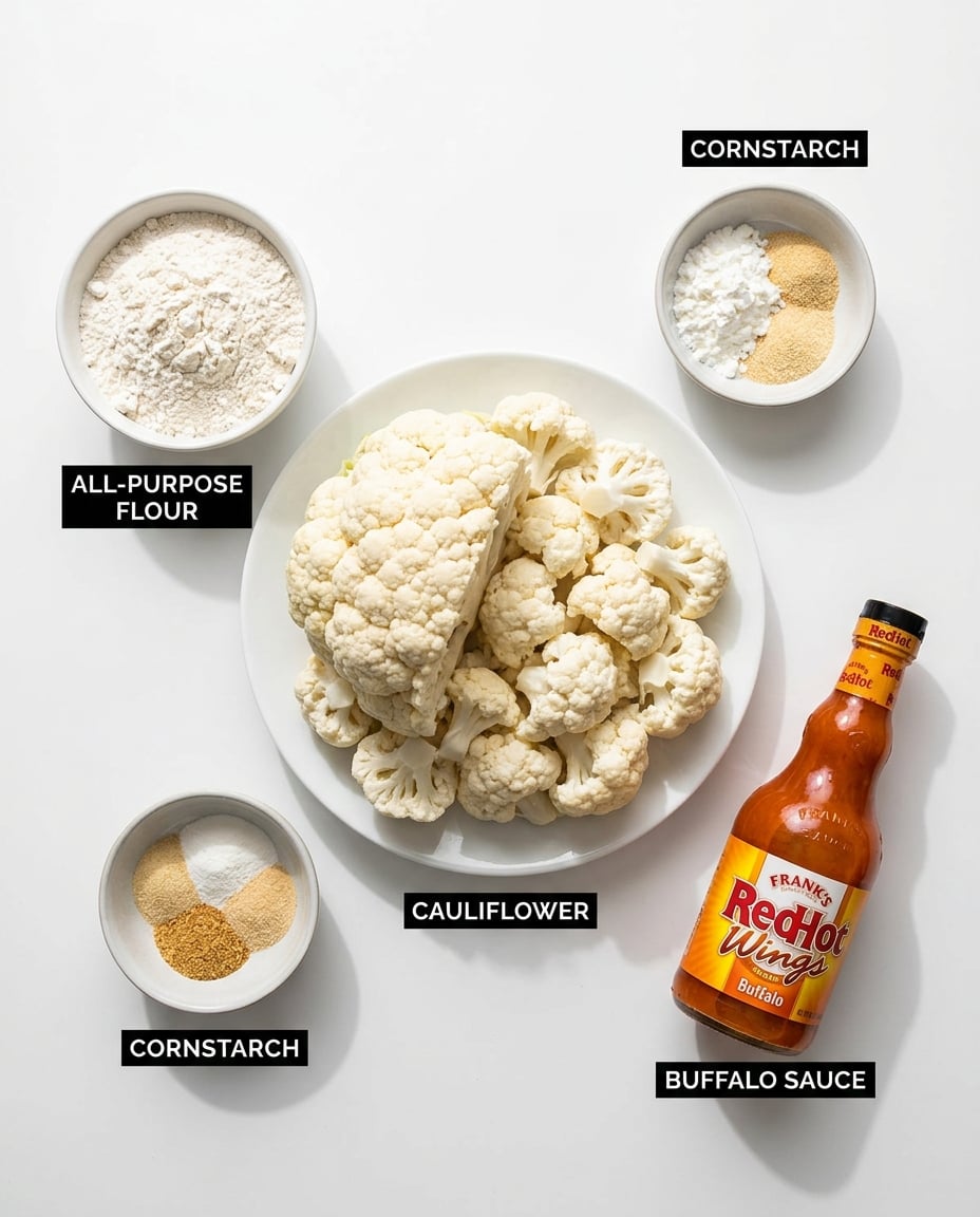 What you need for Air Fryer Buffalo Cauliflower Bites