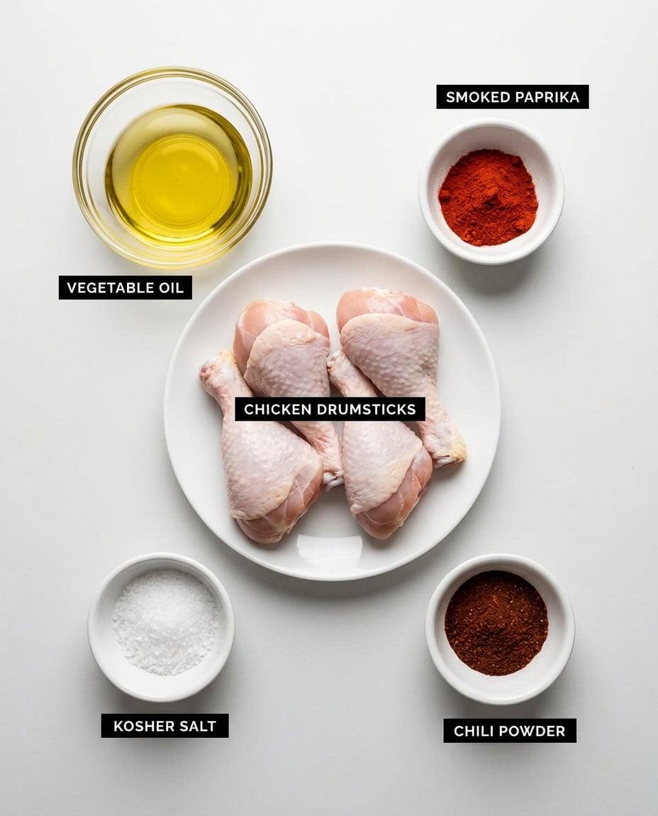 Air Fryer Chicken Drumsticks Recipe ingredients