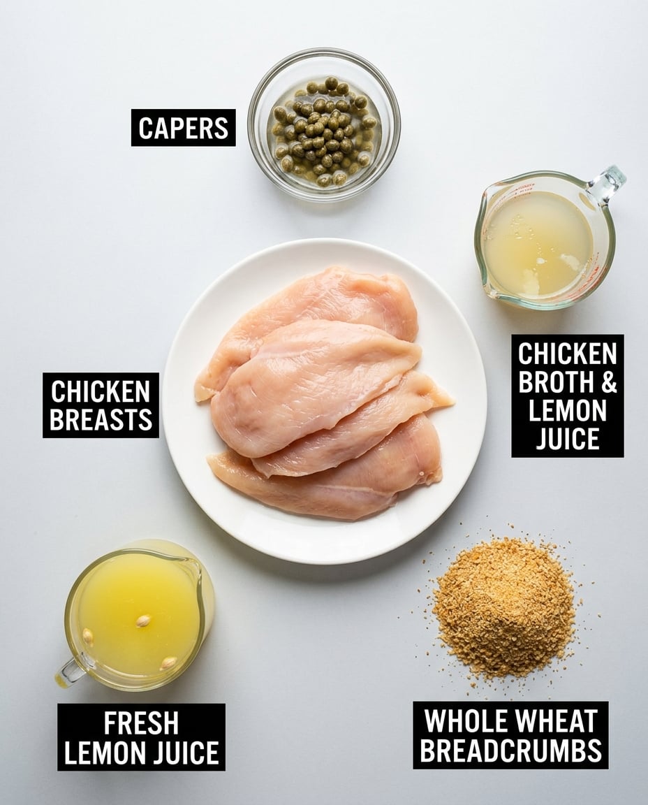 Air Fryer Chicken Piccata Recipe recipe ingredients