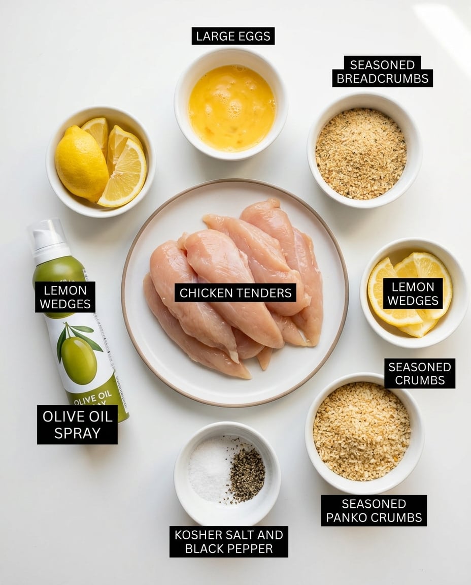 Ingredients for Air Fryer Chicken Tenders Recipe