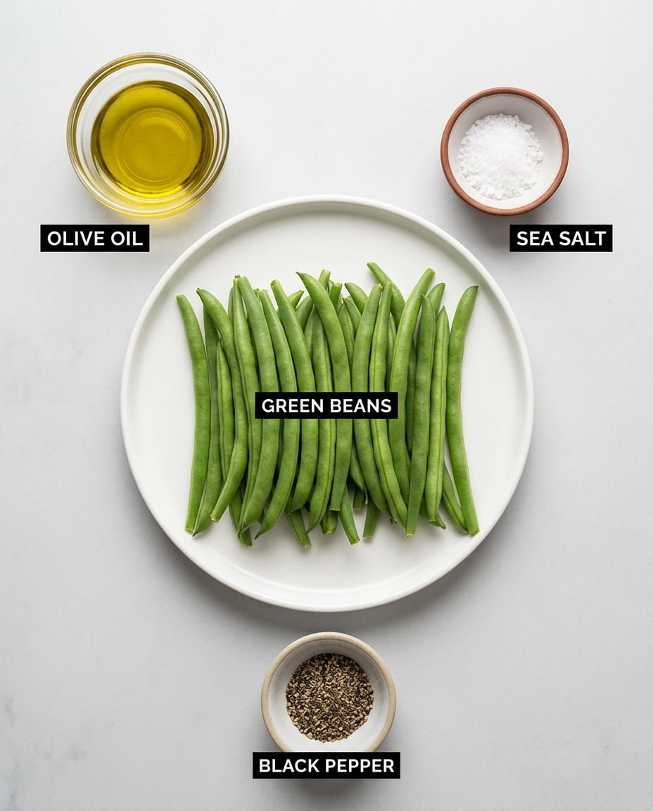 Air Fryer Green Beans 12 Minutes Crispy recipe ingredients