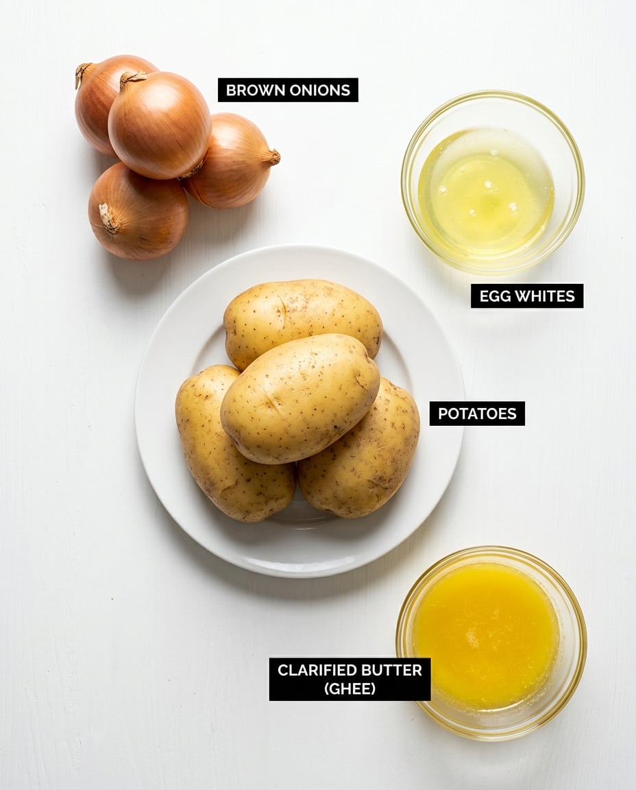 Air Fryer Rösti with Golden Crust ingredients