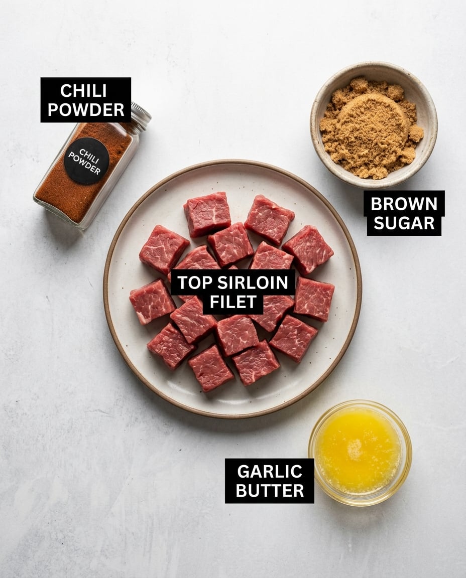 Air Fryer Steak Bites (10 Minutes) recipe ingredients