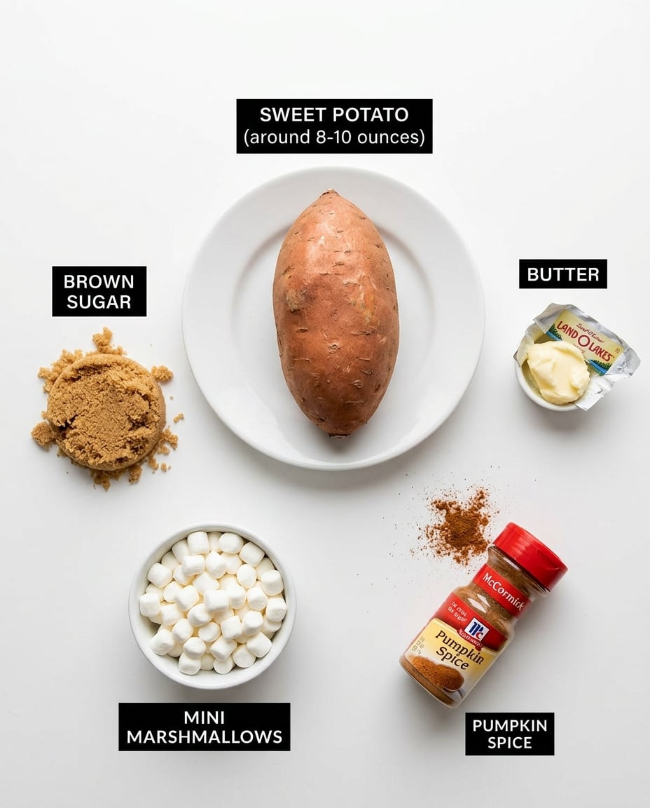 Air Fryer Stuffed Sweet Potatoes ingredients