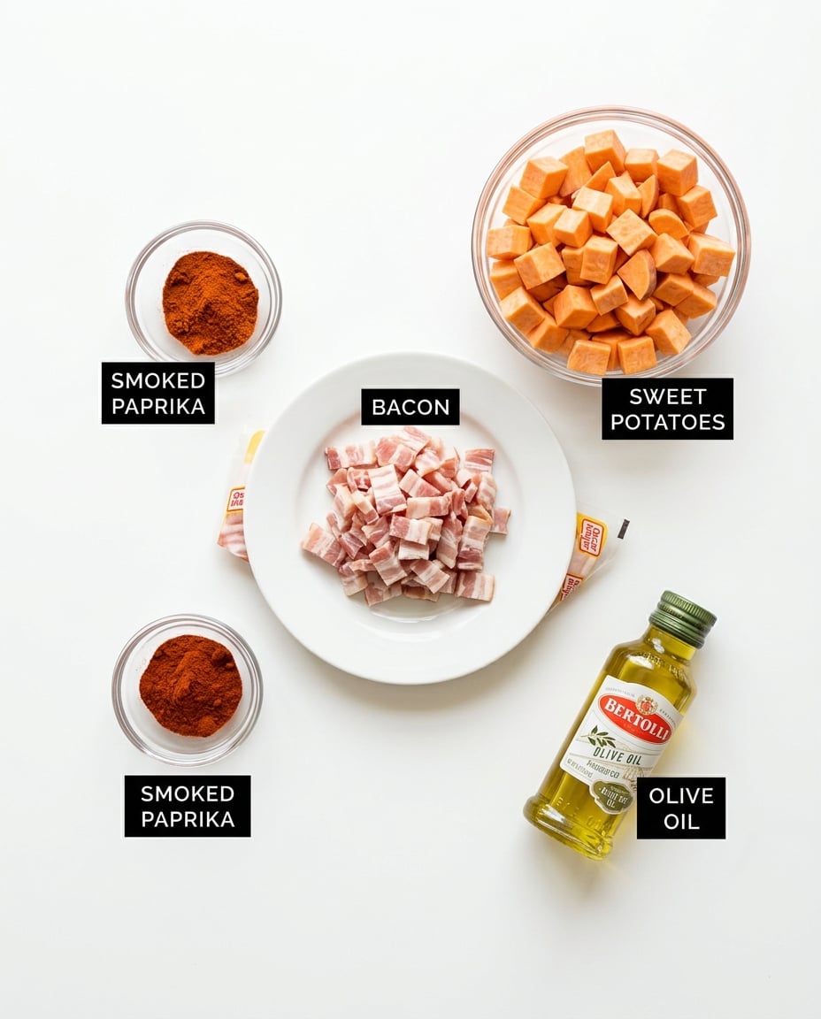 Air Fryer Sweet Potato Hash Recipe recipe ingredients