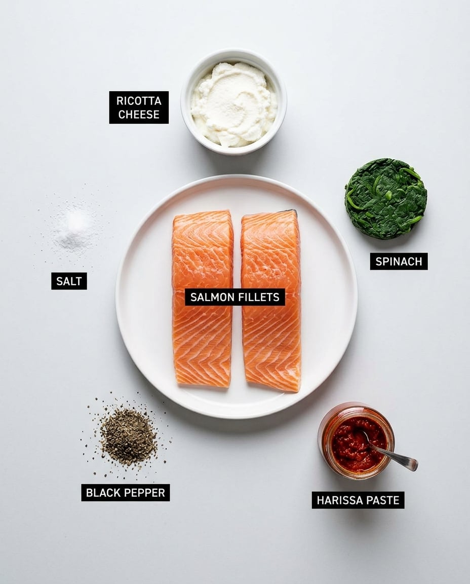 Stuffed Salmon in Air Fryer: Crispy 15-Minute Recipe ingredients